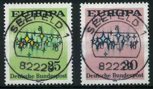 BRD BUND 1972 Nr 716-717 zentrisch gestempelt 84EE0E