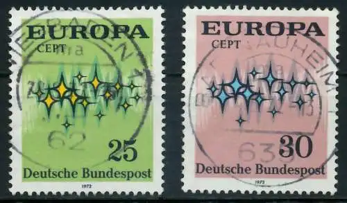 BRD BUND 1972 Nr 716-717 zentrisch gestempelt 84EE16
