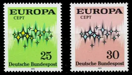 BRD BUND 1972 Nr 716-717 postfrisch S7319CA