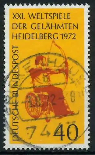 BRD 1972 Nr 733 zentrisch gestempelt 84EF8A