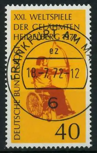 BRD 1972 Nr 733 zentrisch gestempelt 84EF9E