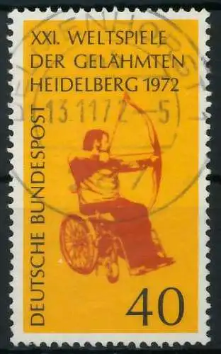 BRD 1972 Nr 733 zentrisch gestempelt 84EFAE