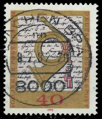 BRD 1972 Nr 739 zentrisch gestempelt 84F016