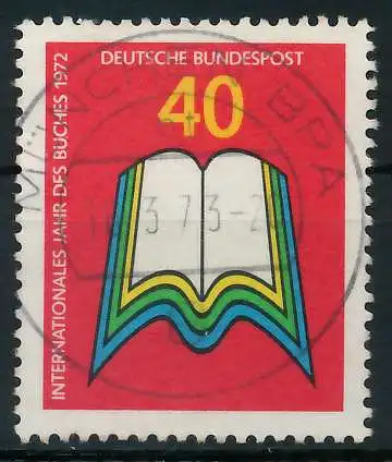 BRD 1972 Nr 740 zentrisch gestempelt 84F066