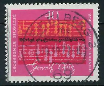 BRD 1972 Nr 741 zentrisch gestempelt 84F07A