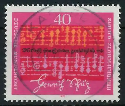 BRD 1972 Nr 741 zentrisch gestempelt 84F086