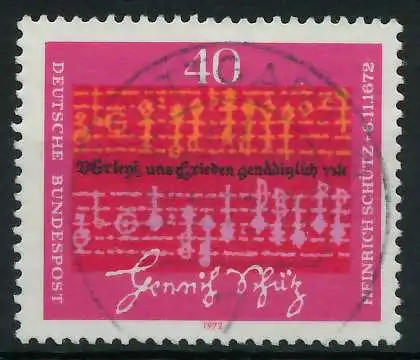 BRD 1972 Nr 741 zentrisch gestempelt 84F08E