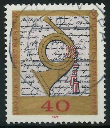 BRD 1972 Nr 739 gestempelt 84F096