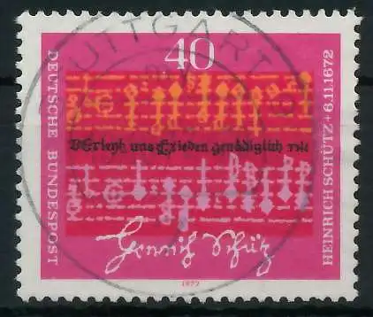 BRD 1972 Nr 741 zentrisch gestempelt 84F0A6