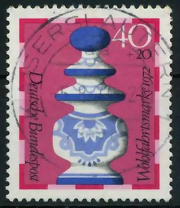 BRD 1972 Nr 744 gestempelt 84F0BA