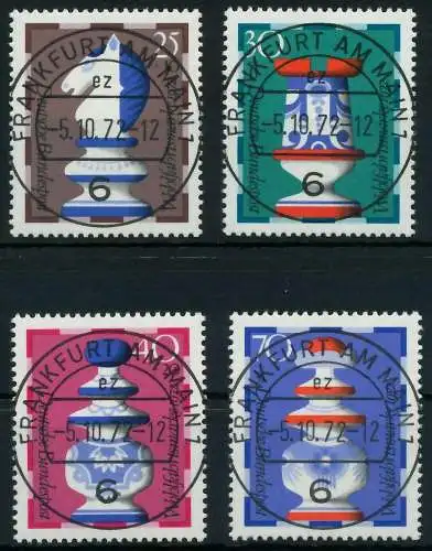 BRD 1972 Nr 742-745 zentrisch gestempelt 84F0BE