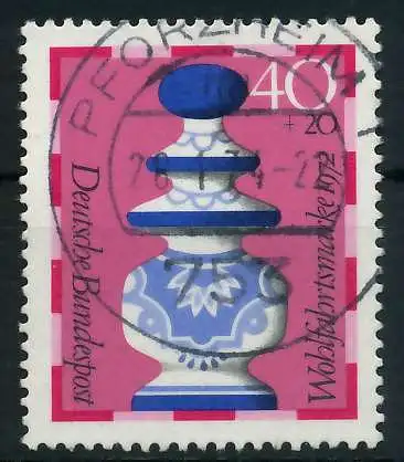BRD 1972 Nr 744 gestempelt 84F0C6