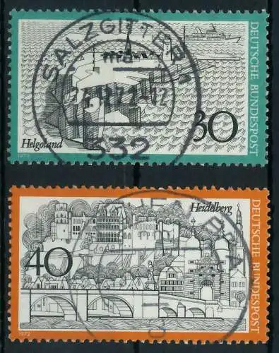 BRD 1972 Nr 746-747 zentrisch gestempelt 84F14A