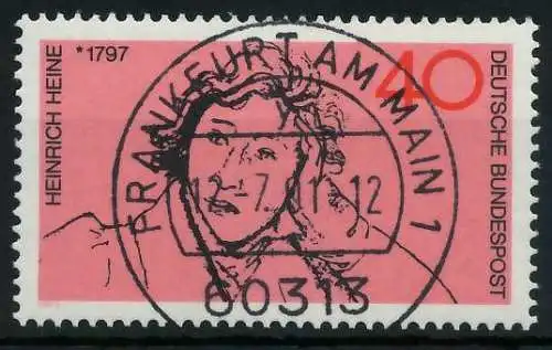 BRD 1972 Nr 750 zentrisch gestempelt 84F212