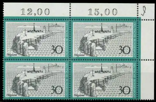 BRD 1972 Nr 746 postfrisch VIERERBLOCK ECKE-ORE 84F236