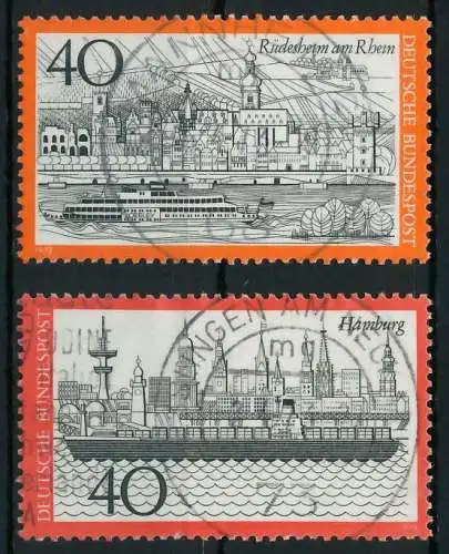 BRD 1973 Nr 761-762 zentrisch gestempelt 84F42A