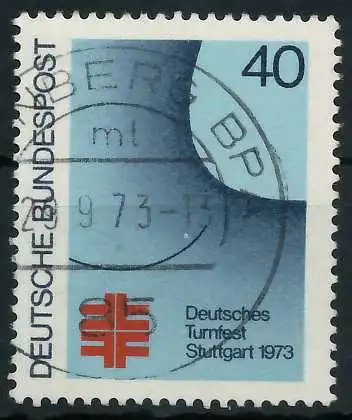 BRD 1973 Nr 763 zentrisch gestempelt 84F46E