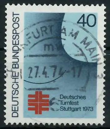 BRD 1973 Nr 763 zentrisch gestempelt 84F48A