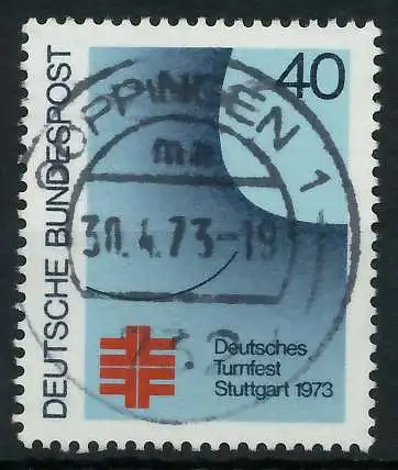 BRD 1973 Nr 763 zentrisch gestempelt 84F496