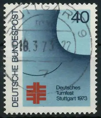 BRD 1973 Nr 763 zentrisch gestempelt 84F49E