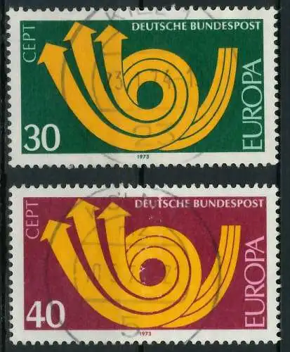 BRD BUND 1973 Nr 768-769 zentrisch gestempelt 84FCFA