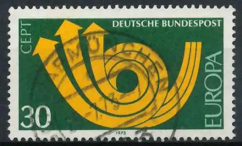 BRD BUND 1973 Nr 768 zentrisch gestempelt 84FD16