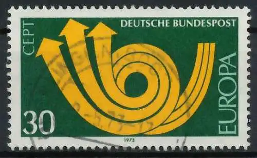 BRD BUND 1973 Nr 768 zentrisch gestempelt 84FD32