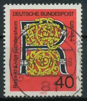 BRD 1973 Nr 770 zentrisch gestempelt 84FD66