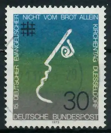 BRD 1973 Nr 772 zentrisch gestempelt 84FDC6