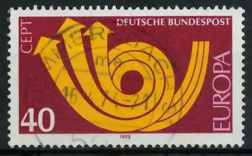 BRD BUND 1973 Nr 769 zentrisch gestempelt 84FE06