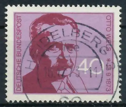 BRD 1973 Nr 780 zentrisch gestempelt 84FF06