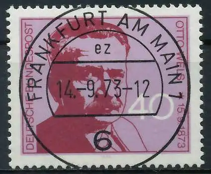 BRD 1973 Nr 780 zentrisch gestempelt 84FF0A