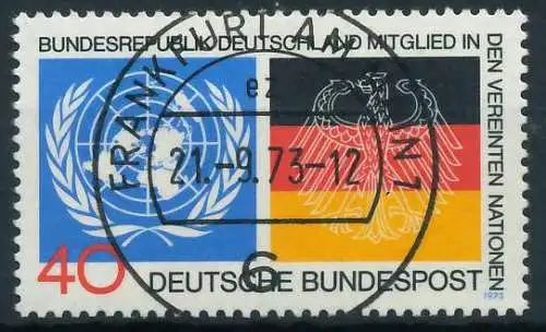 BRD 1973 Nr 781 zentrisch gestempelt 84FF36