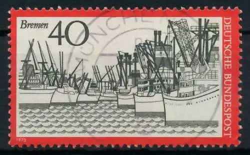 BRD 1973 Nr 789 gestempelt 850062