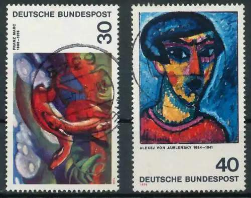 BRD 1974 Nr 798-799 gestempelt 850212