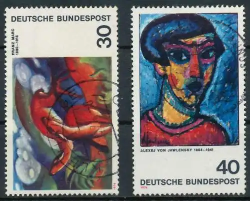 BRD 1974 Nr 798-799 gestempelt 85024E