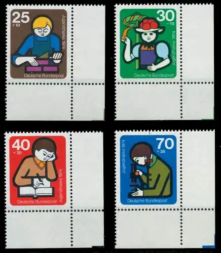 BRD 1974 Nr 800-803 postfrisch ECKE-URE 8502BA