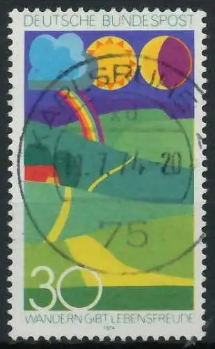 BRD 1974 Nr 808 zentrisch gestempelt 850332
