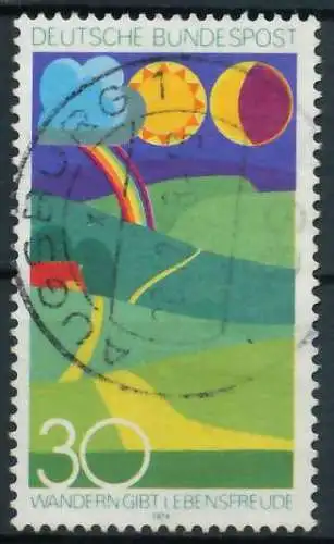BRD 1974 Nr 808 gestempelt 850372