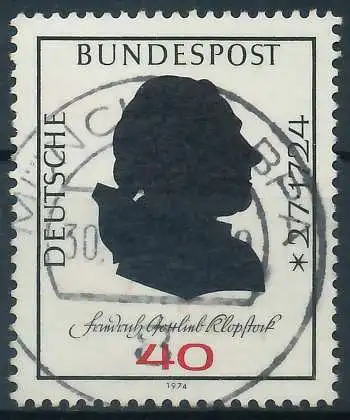 BRD 1974 Nr 809 zentrisch gestempelt 850396