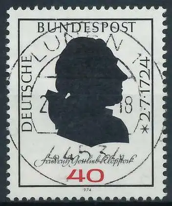 BRD 1974 Nr 809 zentrisch gestempelt 85039A