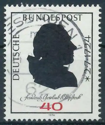 BRD 1974 Nr 809 zentrisch gestempelt 8503AE