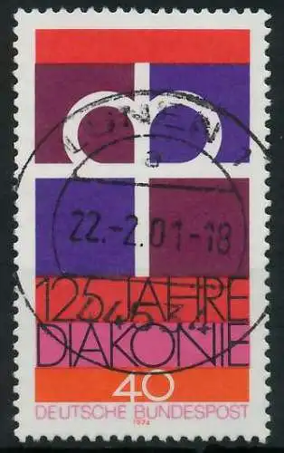 BRD 1974 Nr 810 zentrisch gestempelt 8503DA