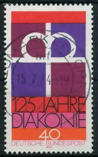 BRD 1974 Nr 810 zentrisch gestempelt 8503EE