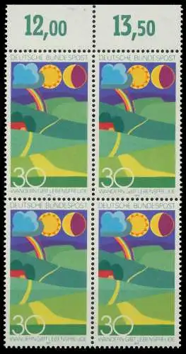 BRD 1974 Nr 808 postfrisch VIERERBLOCK ORA 85040A