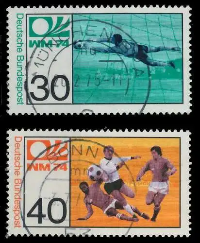 BRD 1974 Nr 811-812 zentrisch gestempelt 85043A