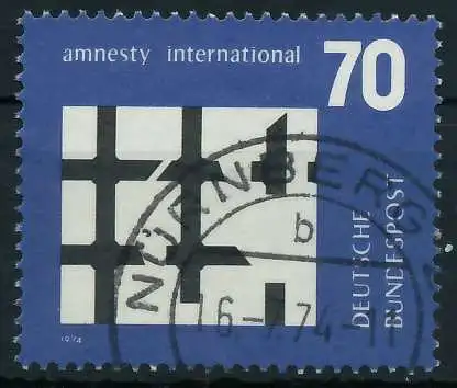 BRD 1974 Nr 814 gestempelt 85047E