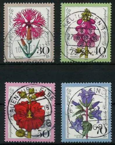 BRD 1974 Nr 818-821 zentrisch gestempelt 850DCA