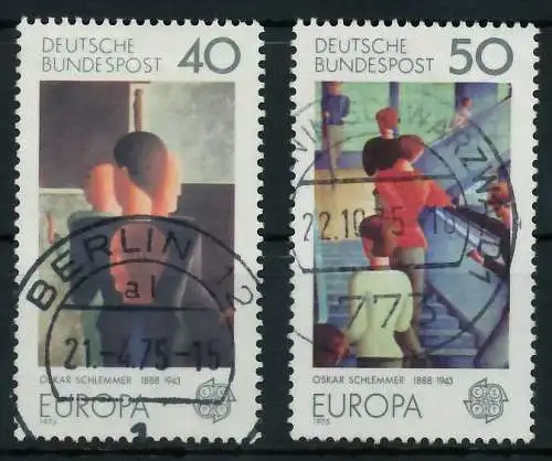 BRD BUND 1975 Nr 840-841 gestempelt 85107E