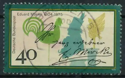 BRD 1975 Nr 842 zentrisch gestempelt 8510F6